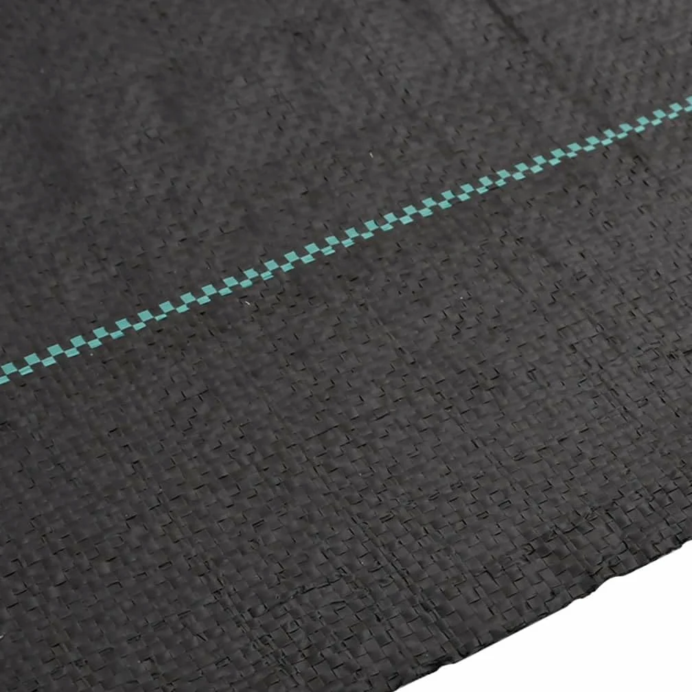 Membrane Anti-Mauvaises Herbes Noir 4x25 m PP géotextile pour Jardin, terrasse, allée, Potager, stabilisation, Filtration, Protection des Plantes, Drainage, Sol, Gravier
