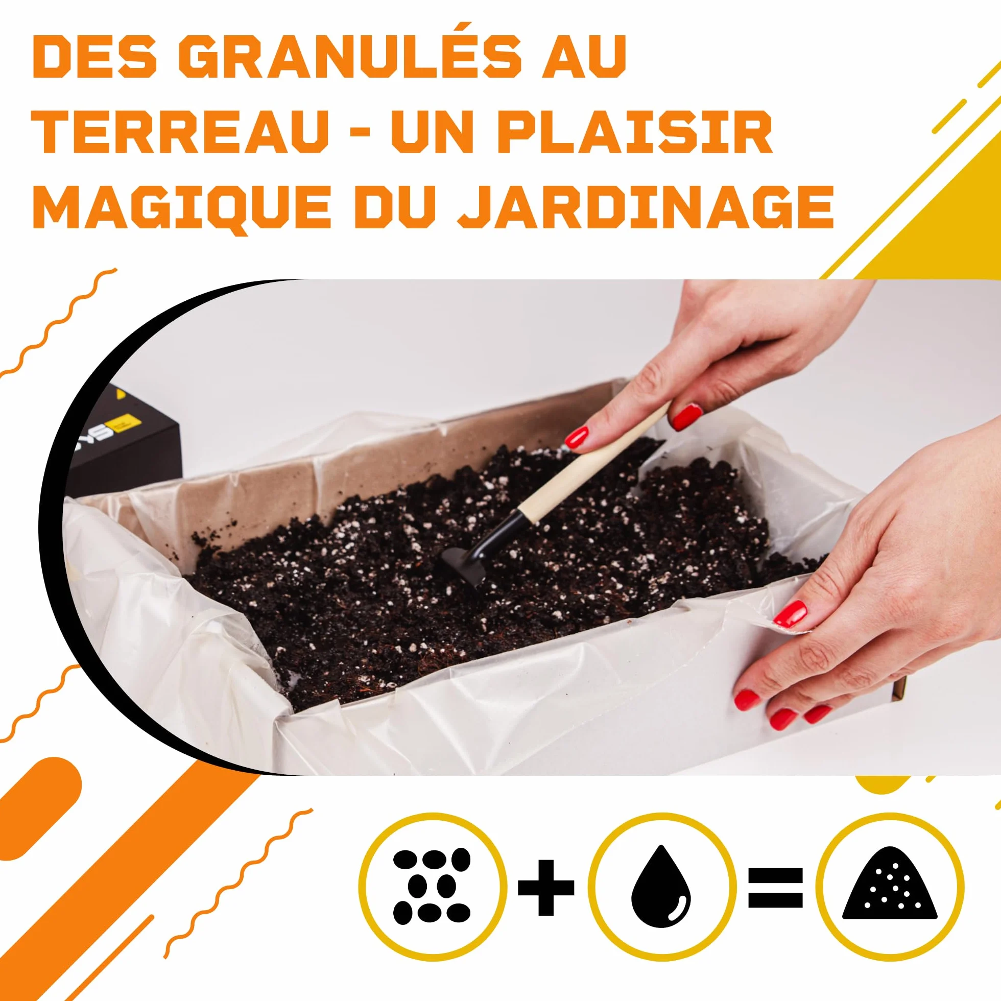 Kit de Jardinage pour Enfant Herbes Aromatiques avec Graines Outils en Bois Terre Set Plantation Thym Basilic Origan Romarin