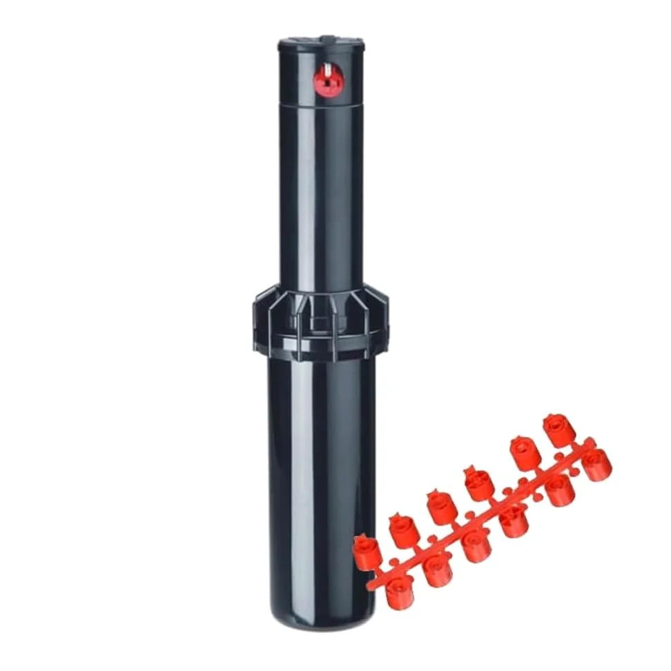 Suinga 5 x Arroseur d'irrigation à Turbine KRain RPS75 3/4'', portée 6,7 à 15,5 m, Noir