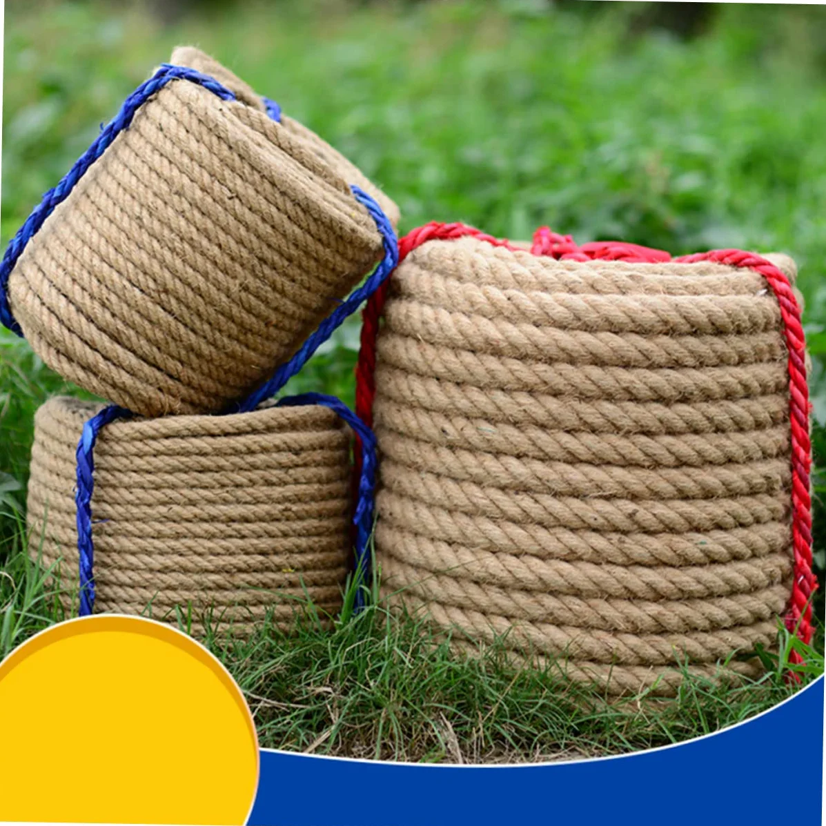 Hemobllo Corde de Jute Épaisse Naturelle de 30 M de Et 8 Mm de Diamètre pour Décorations Et Fleuristes