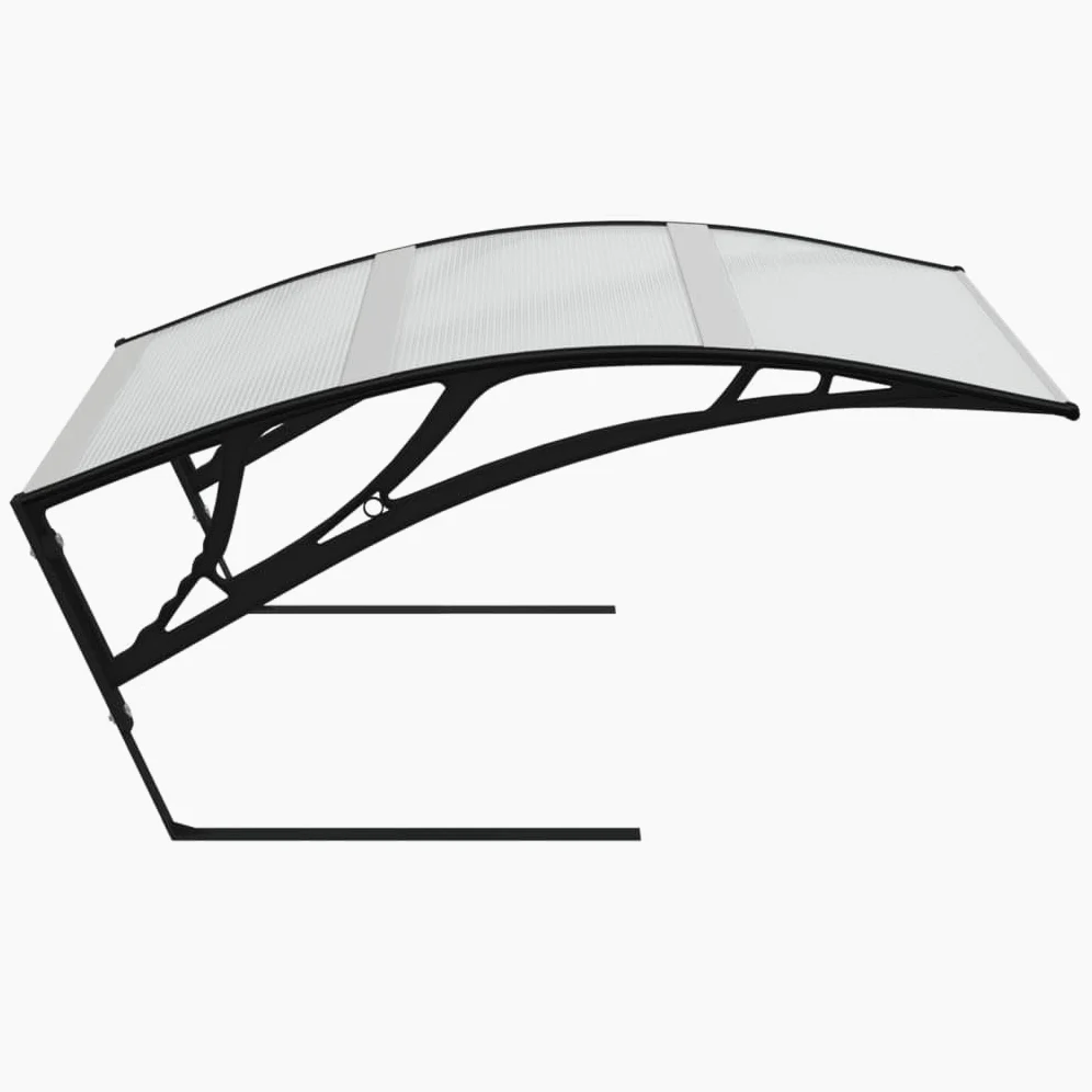 Garage Robot Tondeuse Noir 80x101x46 cm avec Structure Polycarbonate et Supports métalliques pour Jardin pelouse Protection Contre intempéries Montage Facile Durable