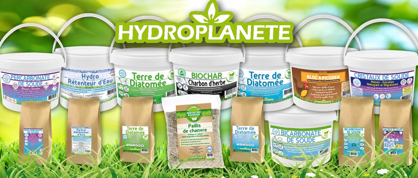 HYDROPLANETE Paillis de Chanvre 100% Naturel Sacs 5L 10L 20L 50L 100L 200L Agriculture Biologique Potager