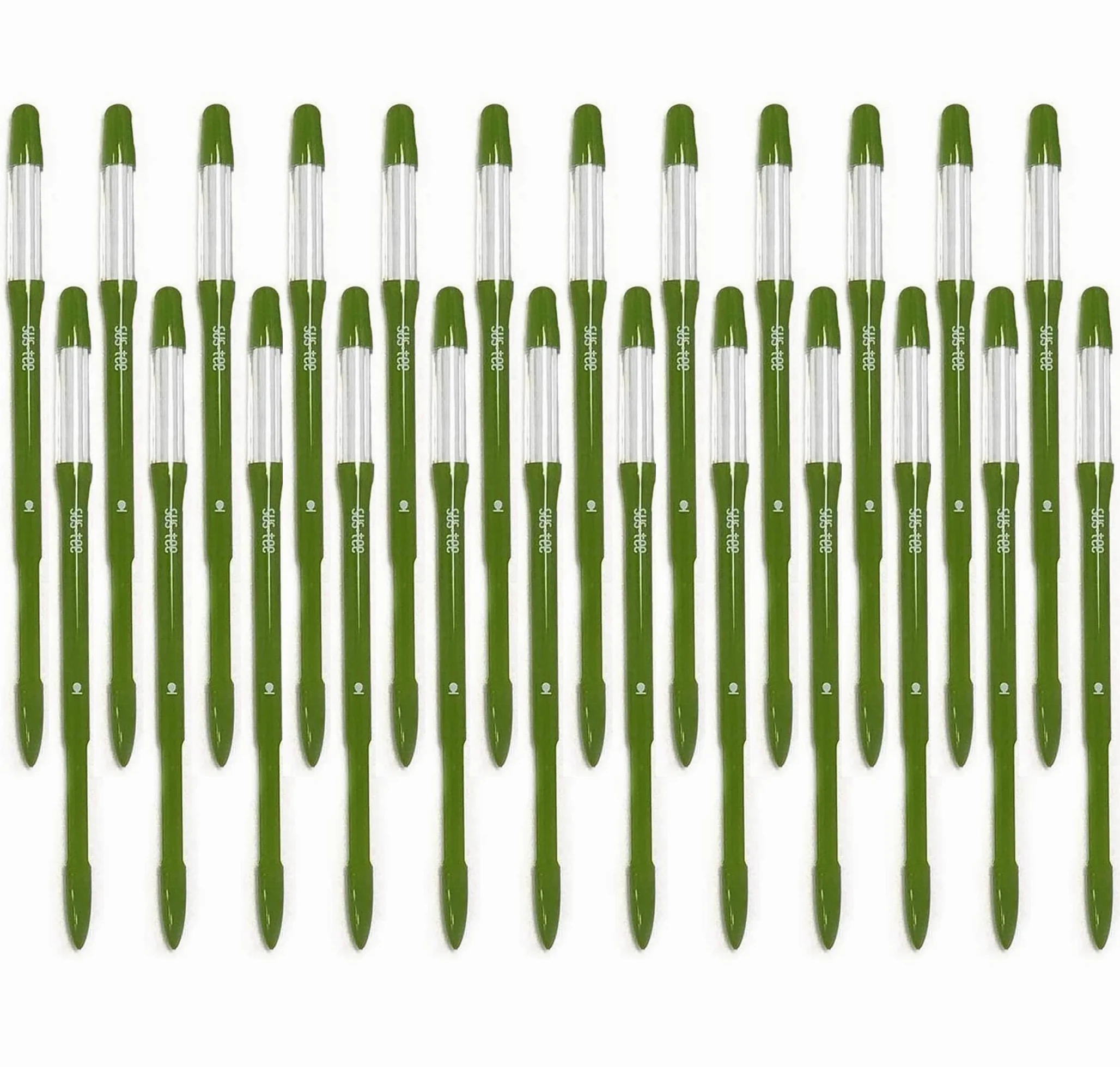 IPPINKA Sustee Aquameter – Lot de 24 – Humidimètre de sol pour plantes d'intérieur – Vert moyen rechargeable