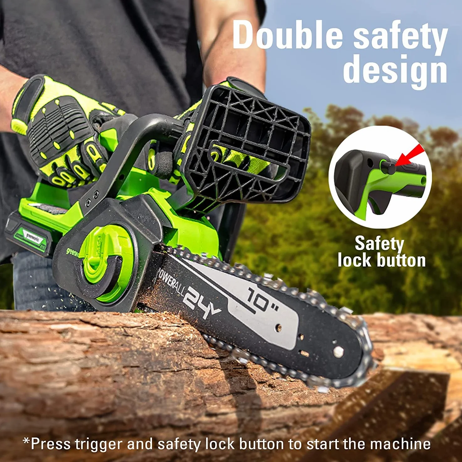 Greenworks Scie 24 V
