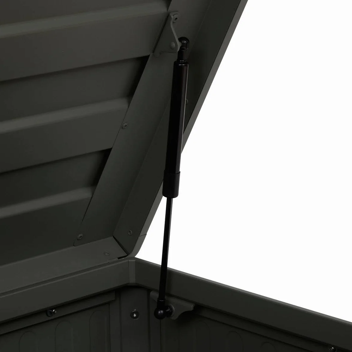 Coffre de Rangement Extérieur Edenio 510L Acier Galvanisé Aluminium Étanche Mobile Jardin Balcon