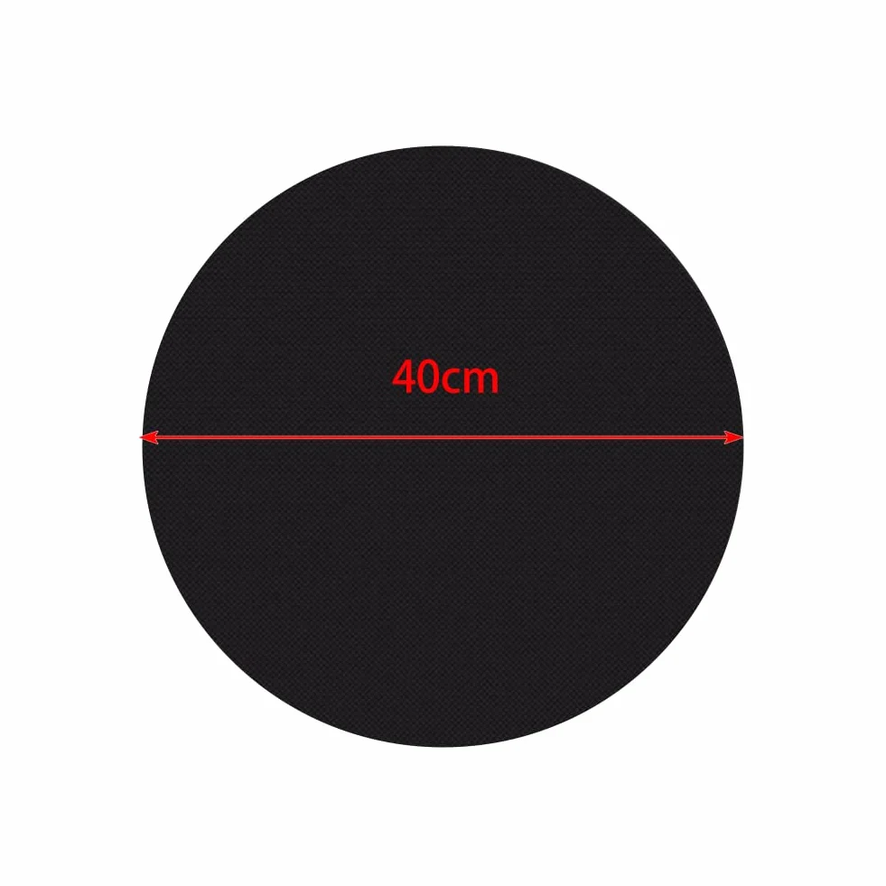 SPORTARC Lot de 4 tapis de cuisson ronds anti-adhésifs pour barbecue 40 cm