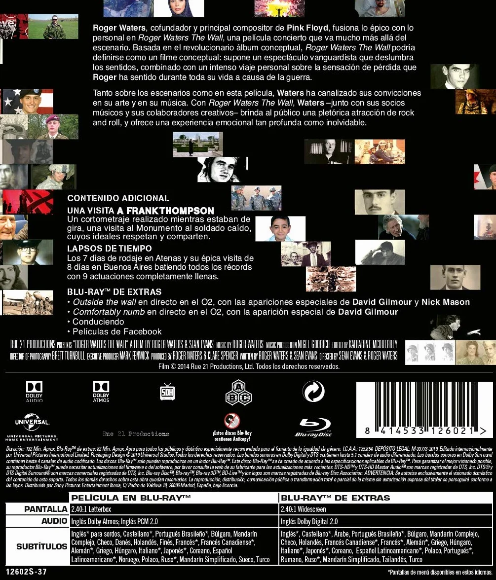Roger Waters The Wall BD