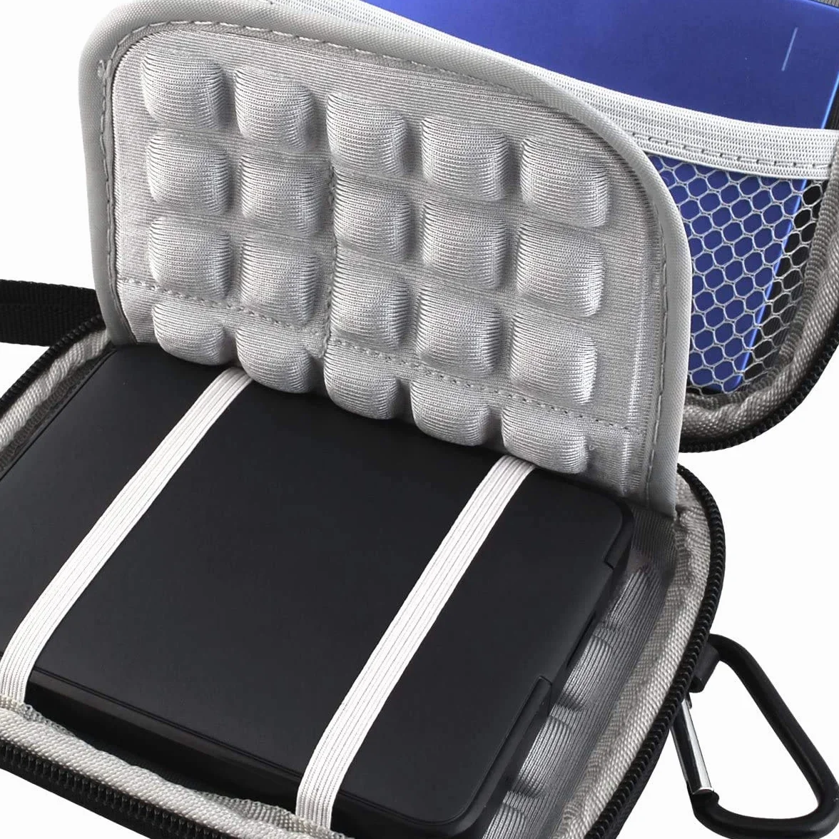Lacdo Étui Disque Dur Externe 2,5 Pouces Housse Protection Western Digital Elements WD My Passport Antichoc Étanche Noir