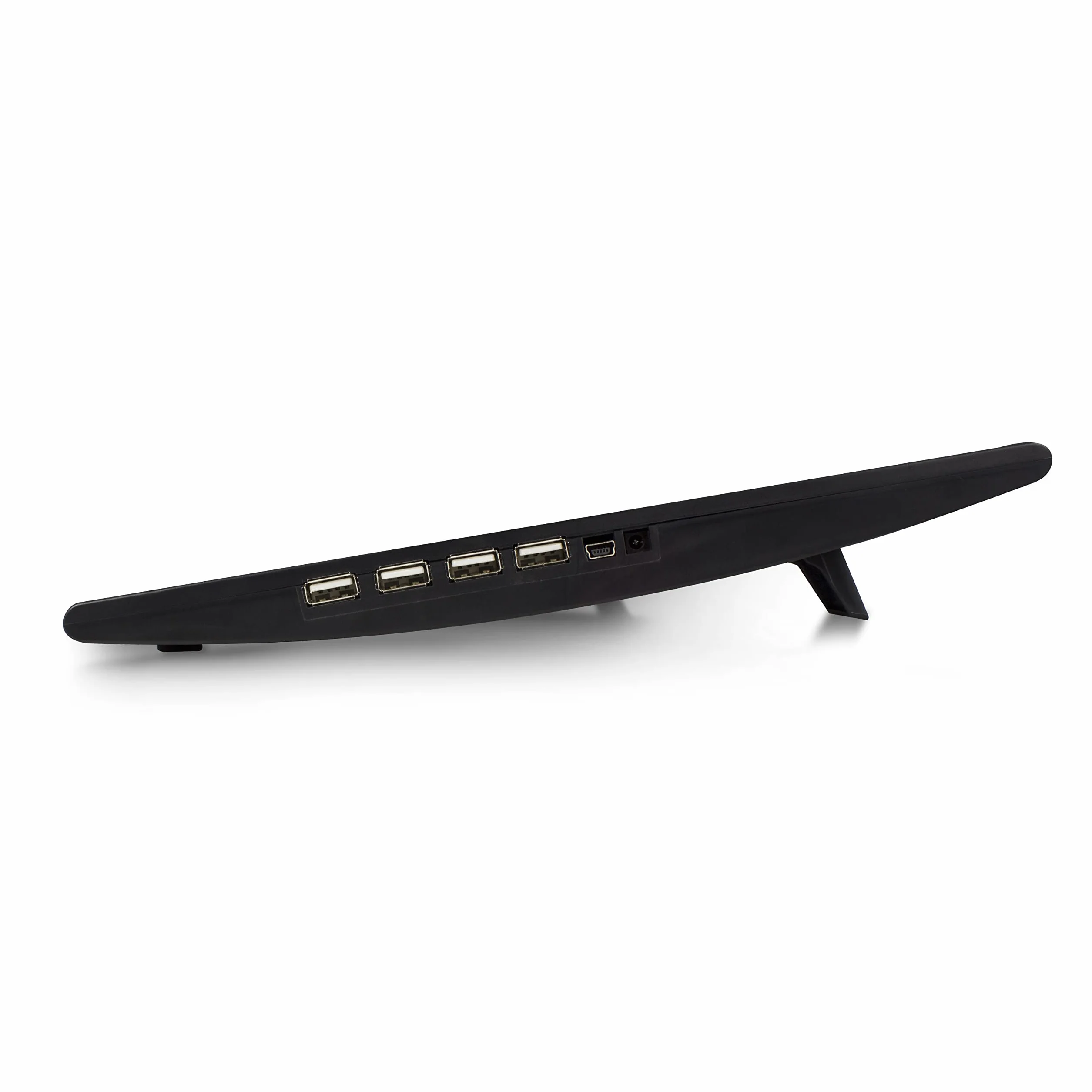 ACT Support de Refroidissement pour Ordinateur Portable 17", 2 Ventilateurs Silencieux, Hauteur Réglable, Concentrateur USB 4 Ports