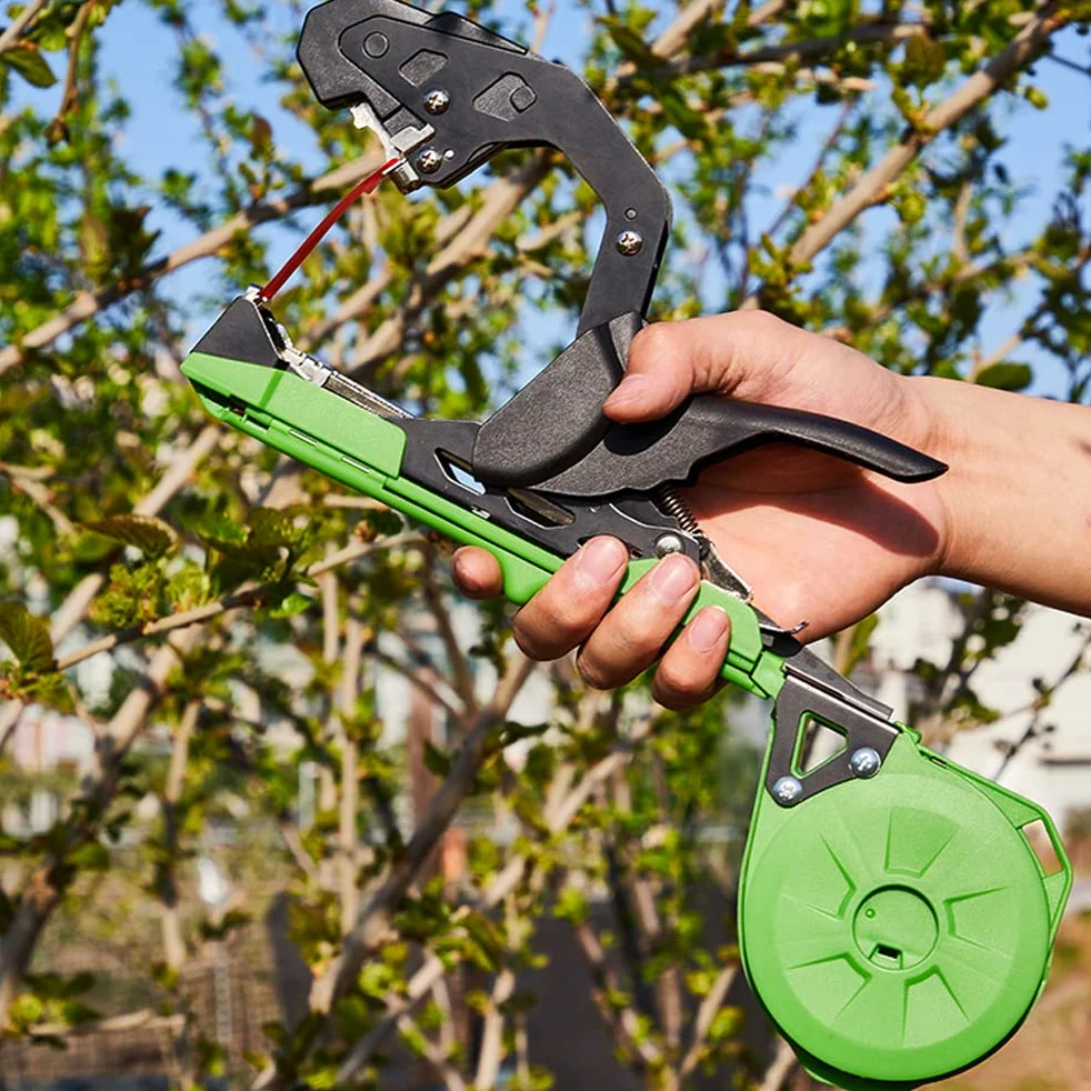 Weytoll Machine à Nouer Les Plantes, Machine à Attacher légère de 420g pour Fruits Légumes Vigne Tomate, l'agriculture