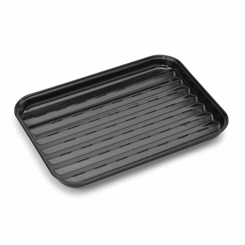 Barbecook Plateau à griller réutilisable en émail 34.5x23cm accessoire barbecue