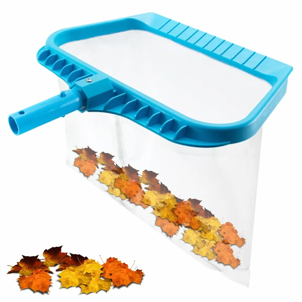 Épuisette de Piscine, Filet de Nettoyage, Écumoire pour Piscine Étang Spa, Accessoire Piscine (Vert)