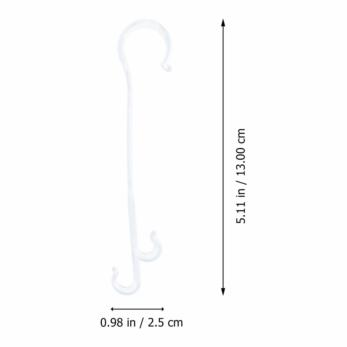 NUOBESTY 850 Crochets de Support en Nylon pour Plants de Tomates et Concombres, Économise Main-d'œuvre et Temps de Fixation, Adaptés pour Serrage et Jardin