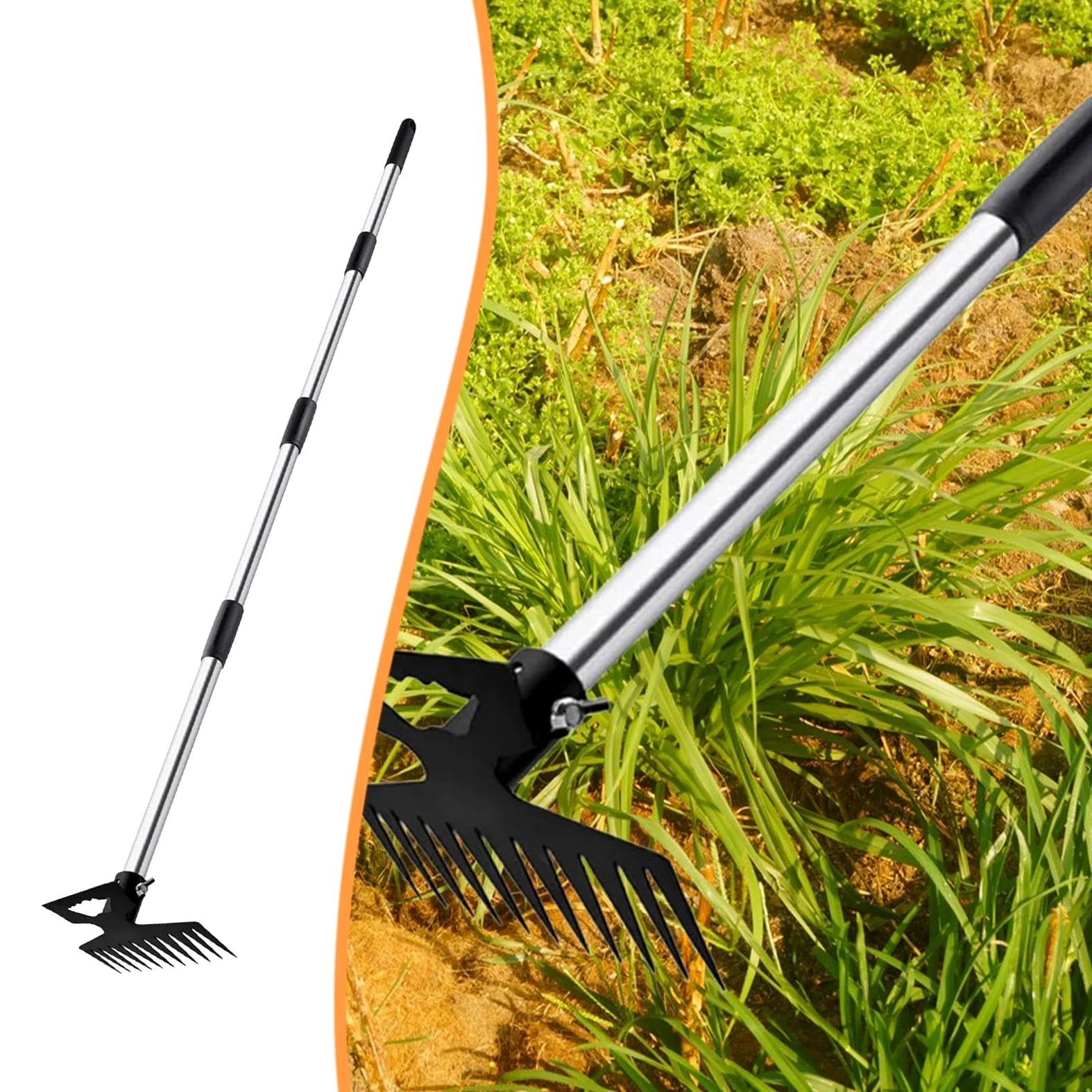 Outil 2 en 1 pour Arracher Les Mauvaises Herbes et, Idéal pour Le Jardinage, L'aménagement Paysager et…