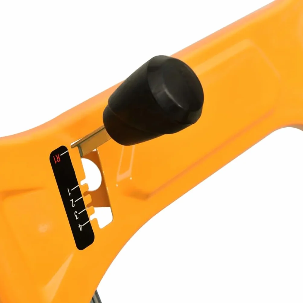 VidaXL Souffleuse à neige 6,5 ch Jaune noir