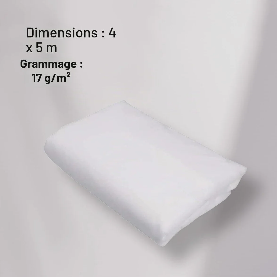 Biotop Tissu Thermique Protecteur Anti-Gel 4 x 5 m 17 g Couverture pour Plantes Arbustes