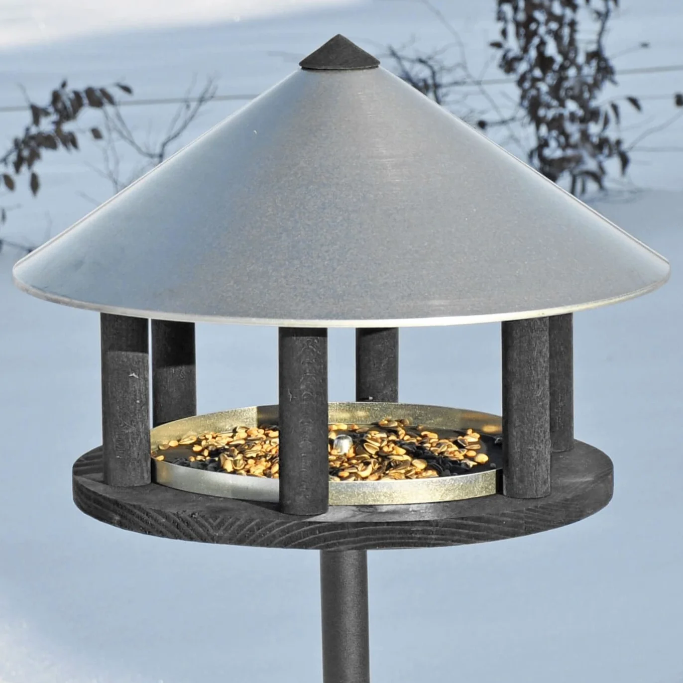 VOSS.garden Maison d'oiseaux Odensee Design scandinave Mangeoire pour Oiseaux Sauvages