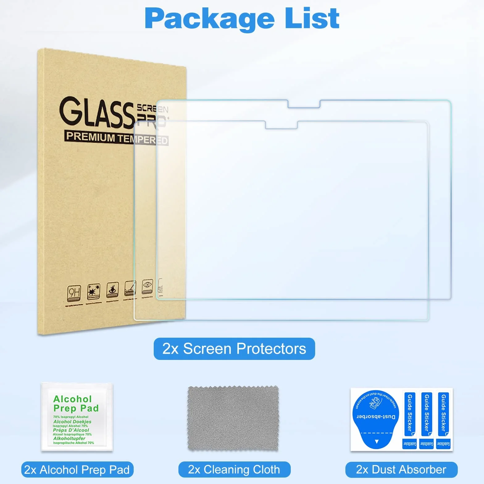 ProCase Verre Trempé pour MacBook Pro 14.2 2024 M4, 9H Film Protection