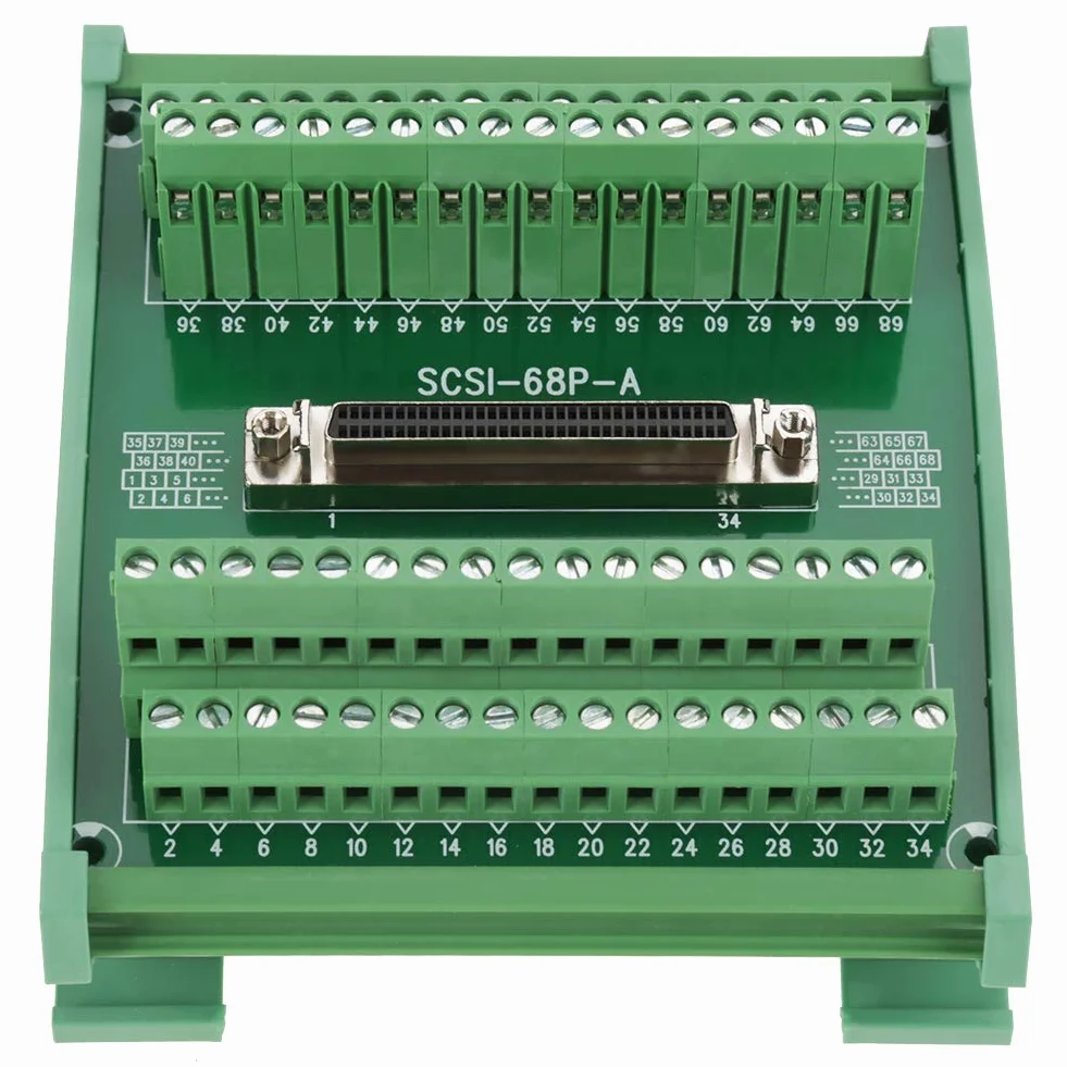 Module d'interface DB68 broches Connecteur femelle pour carte de dérivation