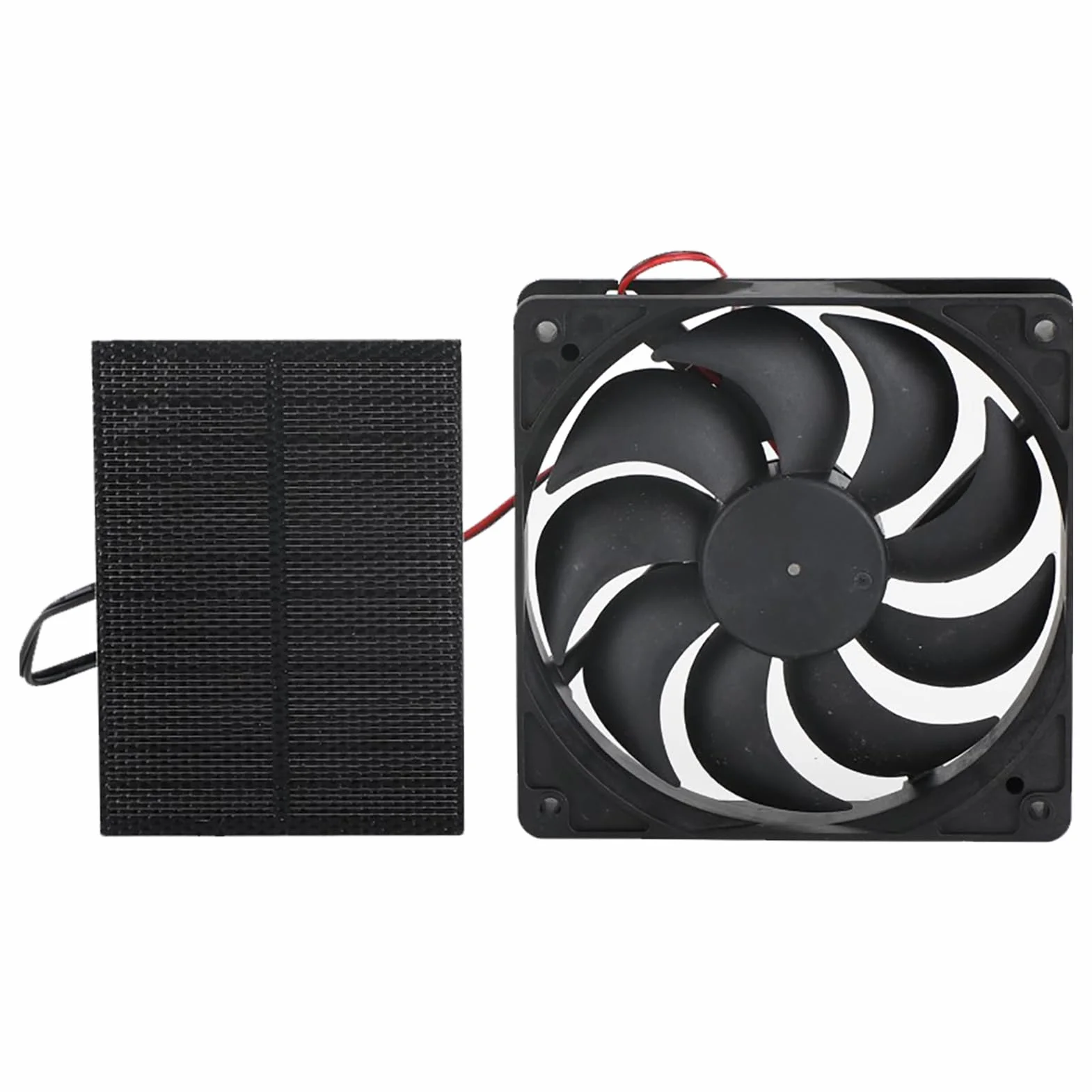 Zerodis Kit de Ventilateur de Panneau Solaire 3W économe en énergie