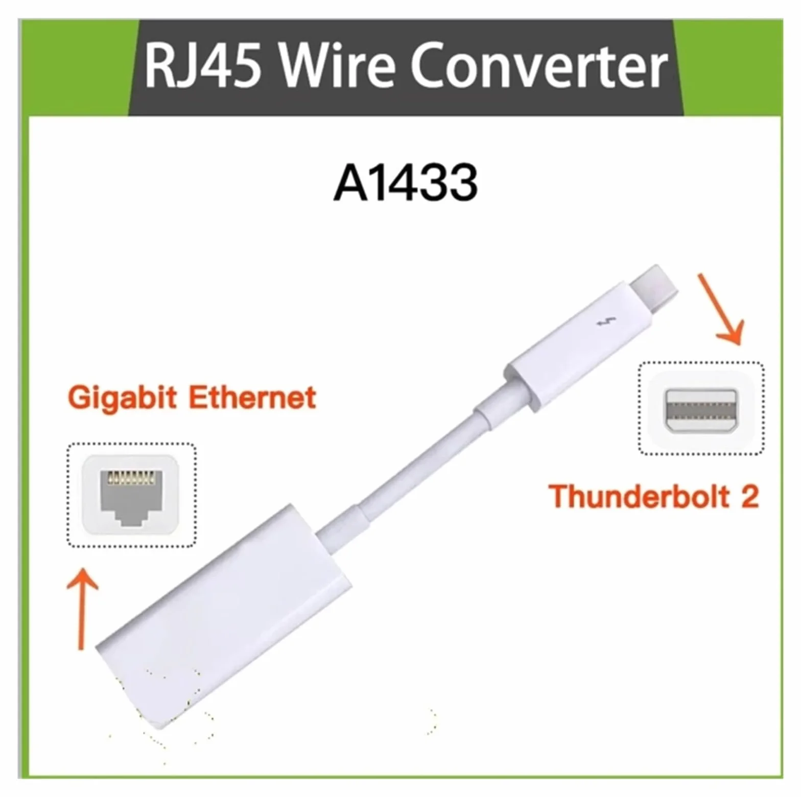 Adaptateur Thunderbolt 2 vers FireWire 800 RJ45 9 Broches, Carte Fire 1394B pour Mac