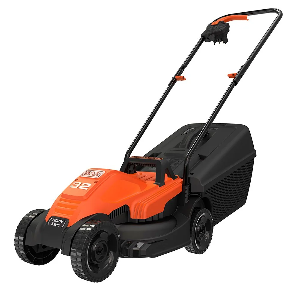 BLACK+DECKER BEMW451 Tondeuse à Gazon Poussée Électrique à fil 1200 W Coupe 32 cm