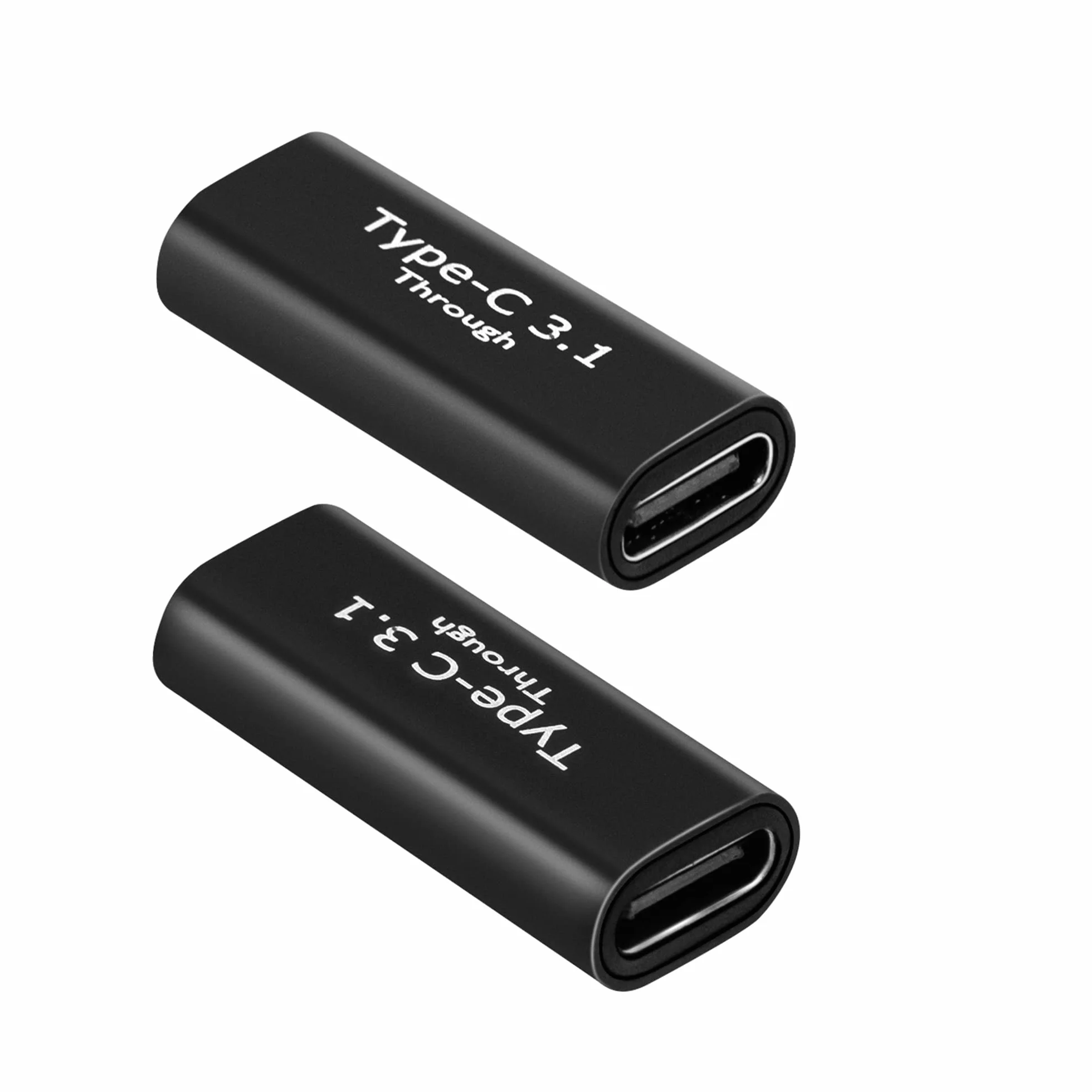 Adaptateur USB C femelle vers femelle 2Pcs USB 3.1 10Gbps 4K Charge Rapide Transfert Données