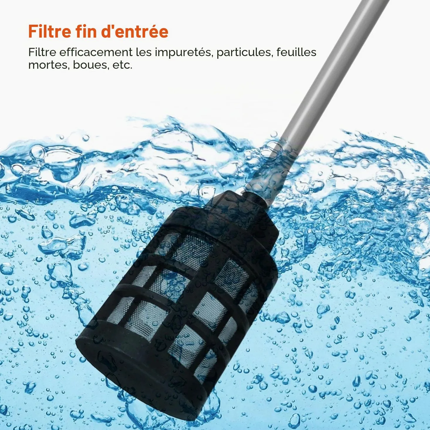 90 Bar Nettoyeur Haute Pression sans Fil, Longue Autonomie, avec Buse | Réglage Intelligent de la Pression, avec Tuyau de 5 m, 3 Modes de Nettoyage, pour Nettoyage Voiture, Jardin et Arrosage