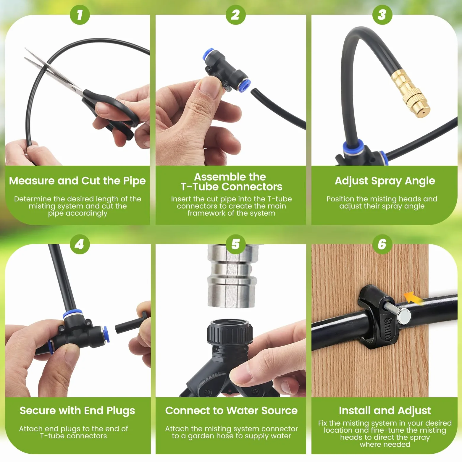 Système d'Irrigation Goutte à Goutte 30M,Irrigation À 360° | Réglage Précis Du Brouillard D'Eau,Installation Facile,Système D'Irrigation Jardin Pour Terrasse,Serre,Jardin Balcon