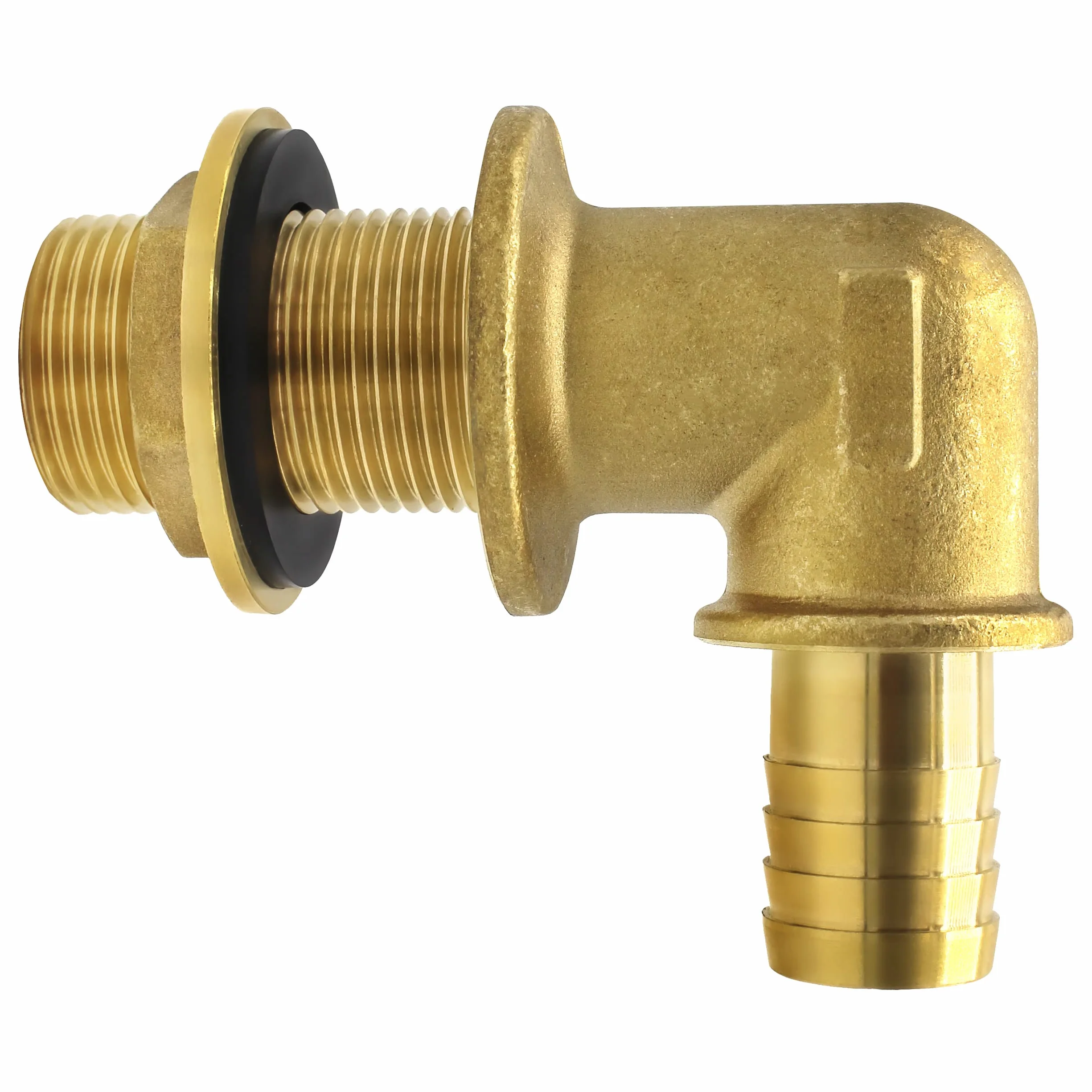 VARIOSAN Passage de réservoir laiton 1 pouce 90° 3 pièces