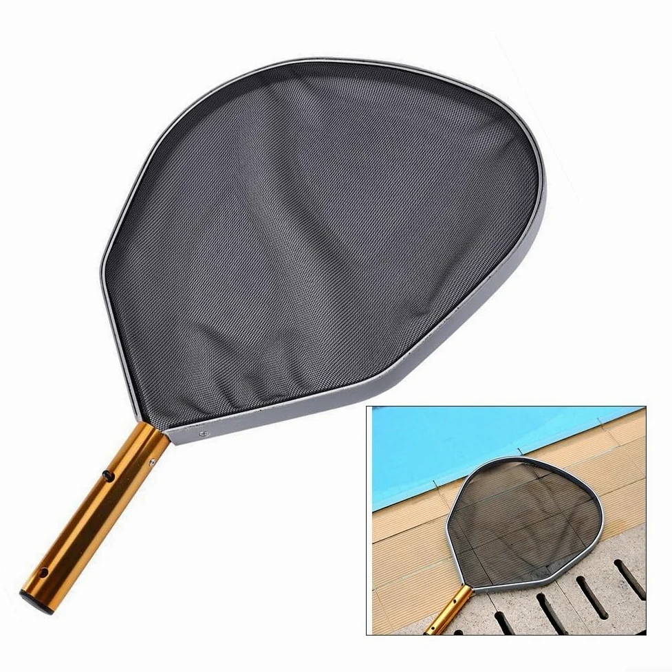 Épuisette de piscine avec installation facile pour un nettoyage efficace des piscines, étangs et espaces aquatiques – Design durable et léger