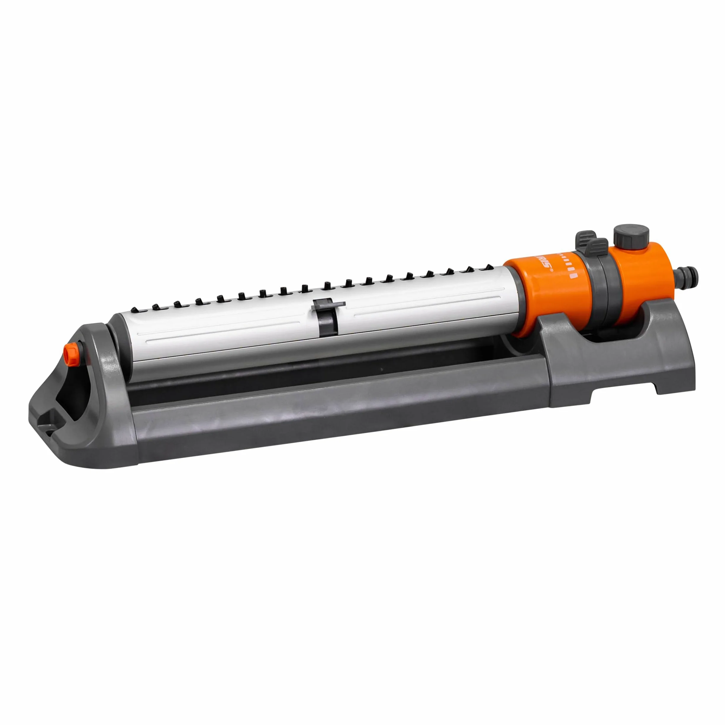 RURIS OS345 Arroseur Oscillant Jardin 345 m2 18 Buses Angle 110° | Débit Ajustable, Corps Aluminium/ABS - Arrosage Pelouse Potager Gazon