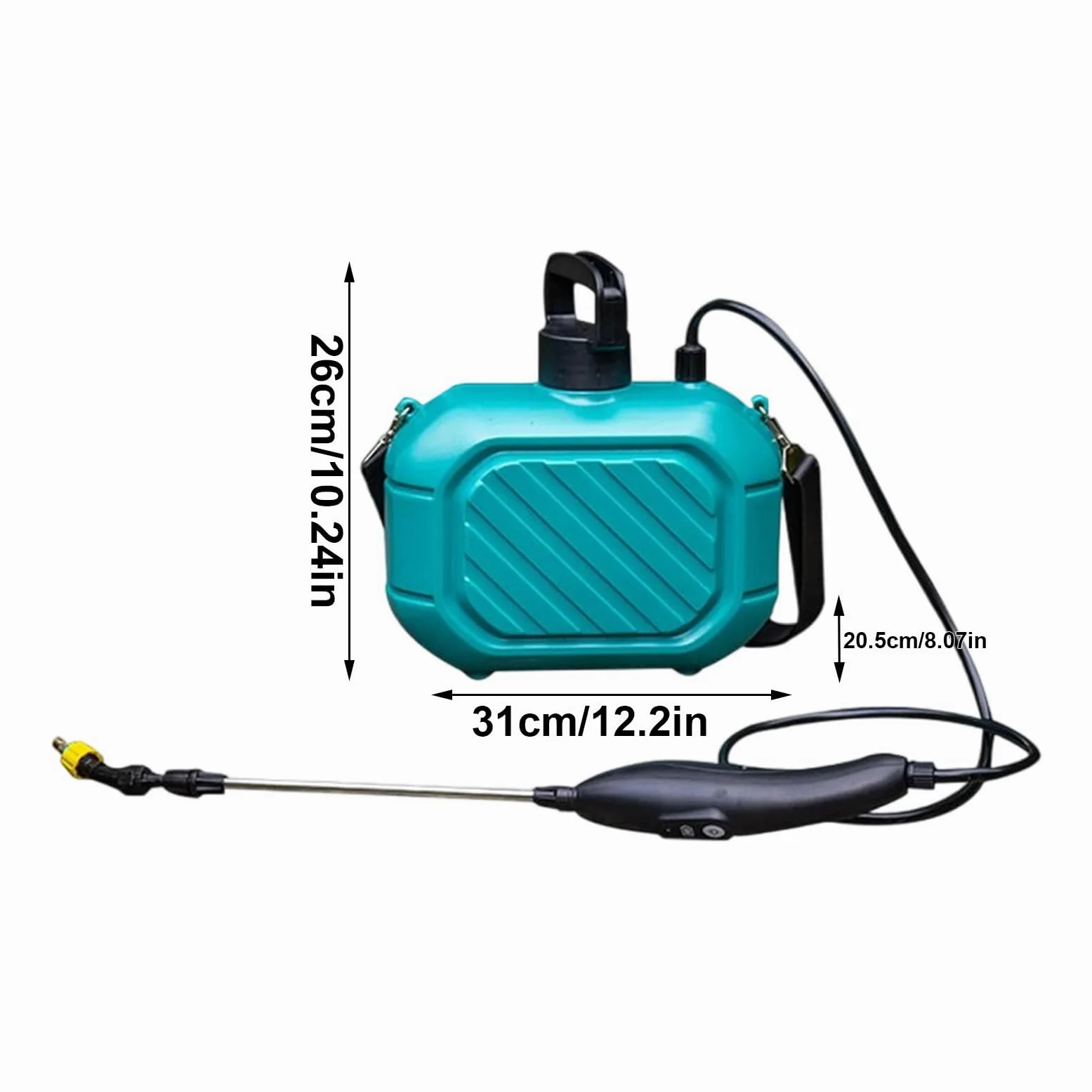 Pulvérisateur Électrique 5 litres 3 Buses À Brouillard | Pulvérisateur De Jardin Bouteille Vaporisateur avec 3 Buses de Brumisation pour Fleurs Arbres Jardin Pelouse Arrosage Cour