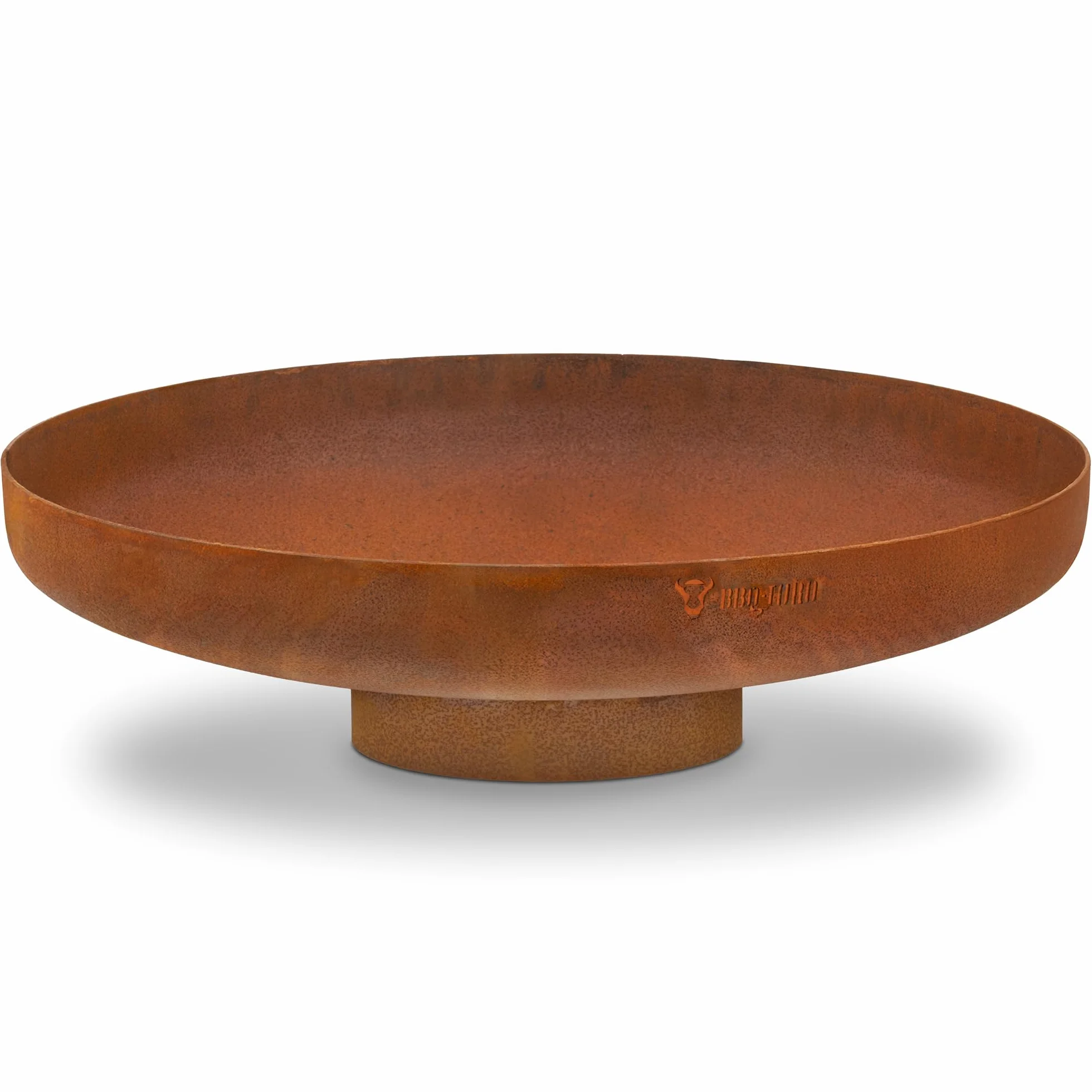 BBQ-Toro Brasero Ø 80 cm Rouille Foyer d'extérieur avec Pied Panier de Combustion Jardin