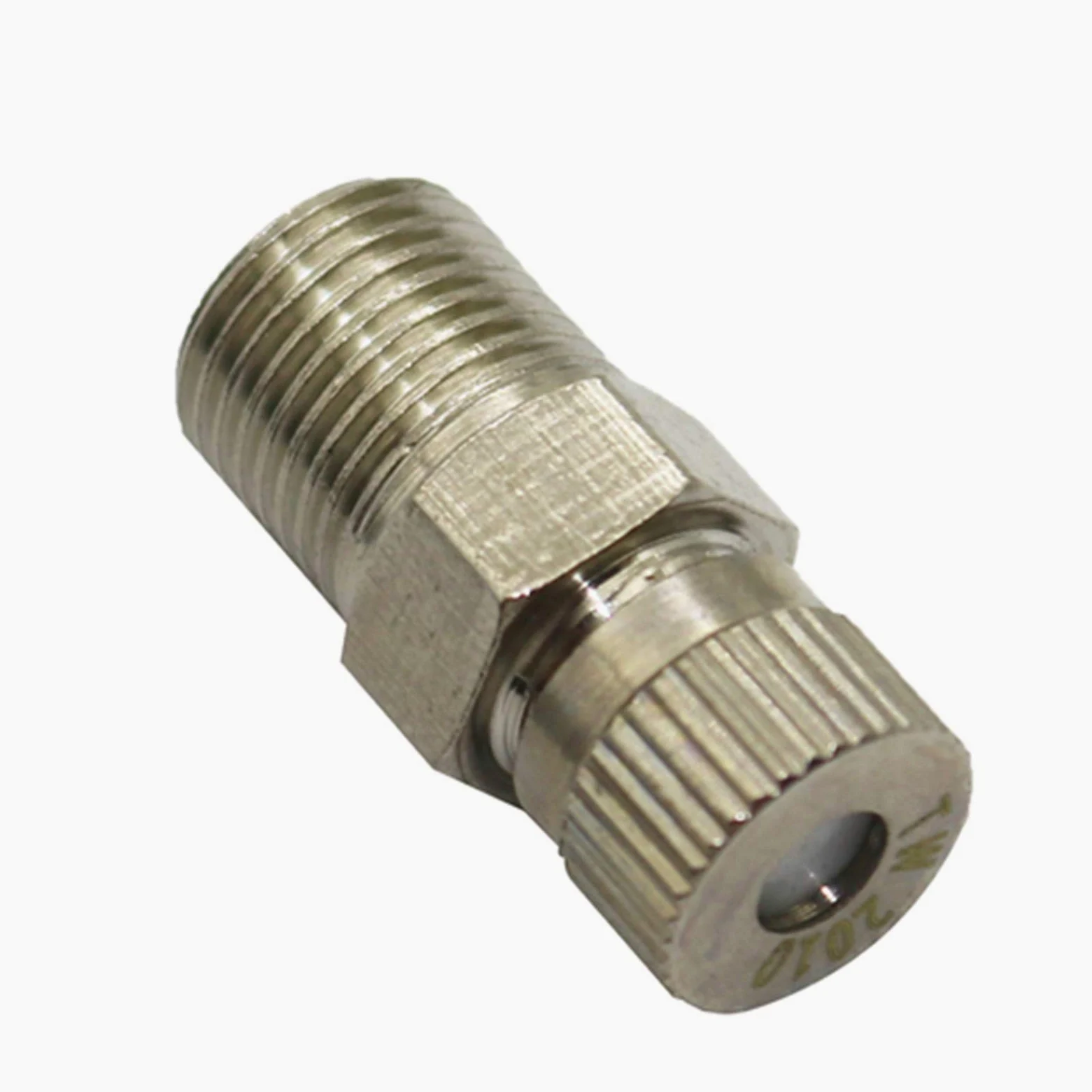 Lot de 2 buses de brumisation d'irrigation, haute pression de 0,10,6 mm, arroseur anti-goutte en cuivre pour système d'arrosage efficace du jardin