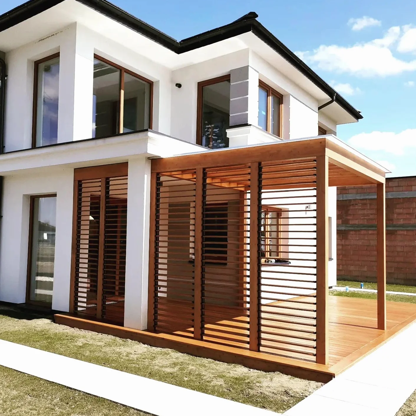 Système de quincaillerie pour pergola noir - Store de terrasse