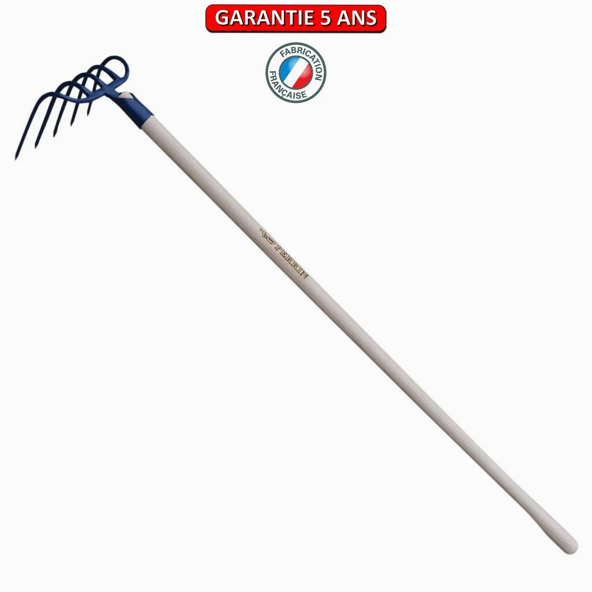 Outils perrin Croc à Fumier à Douille Emmanché Pomme 135, 5 Dents, 21cm Largeur