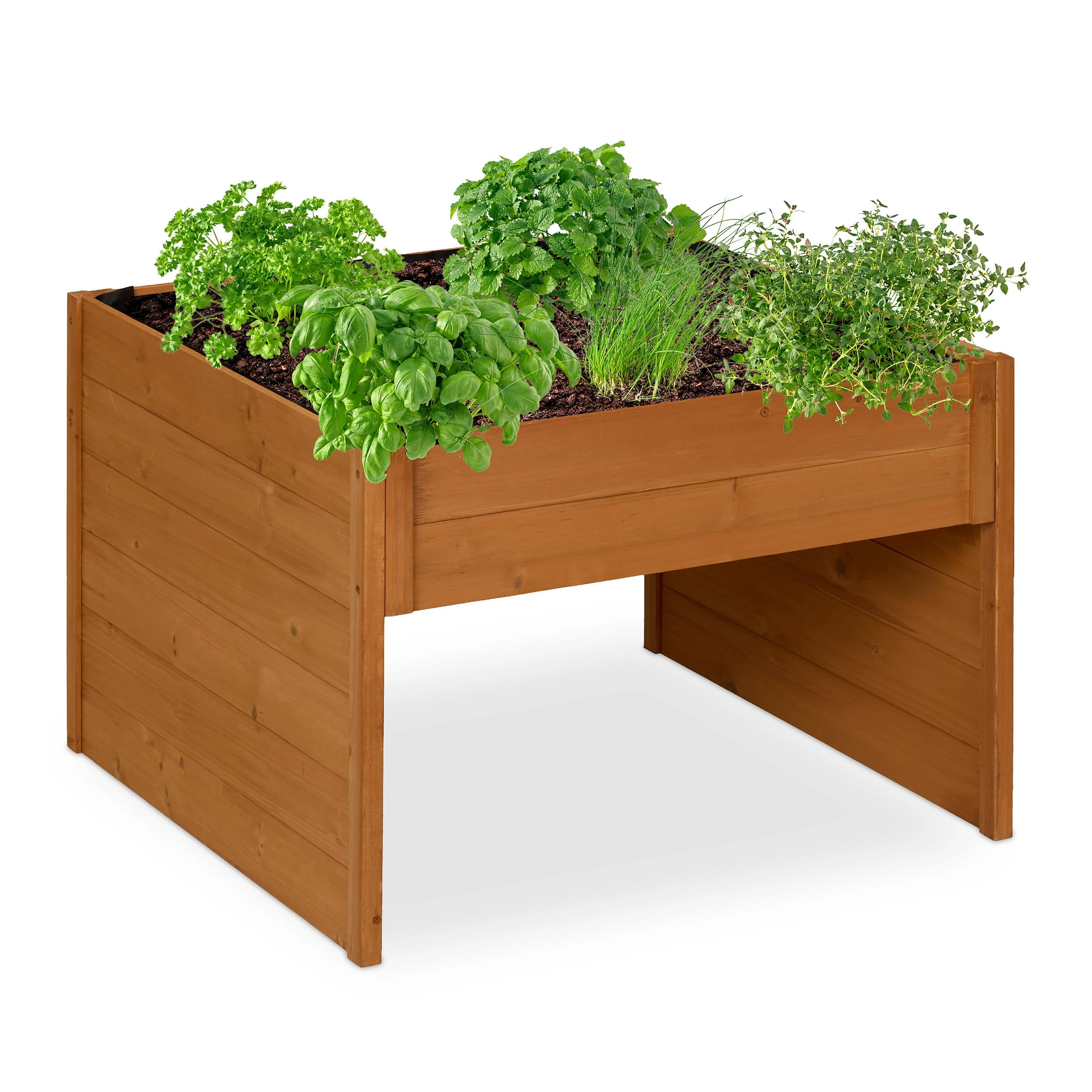 Relaxdays Garage pour Robot Tondeuse, Toit Qui Peut accueillir Vos trésors Verts, H x L x P : 52,5 x 79 x 74 cm, Orange