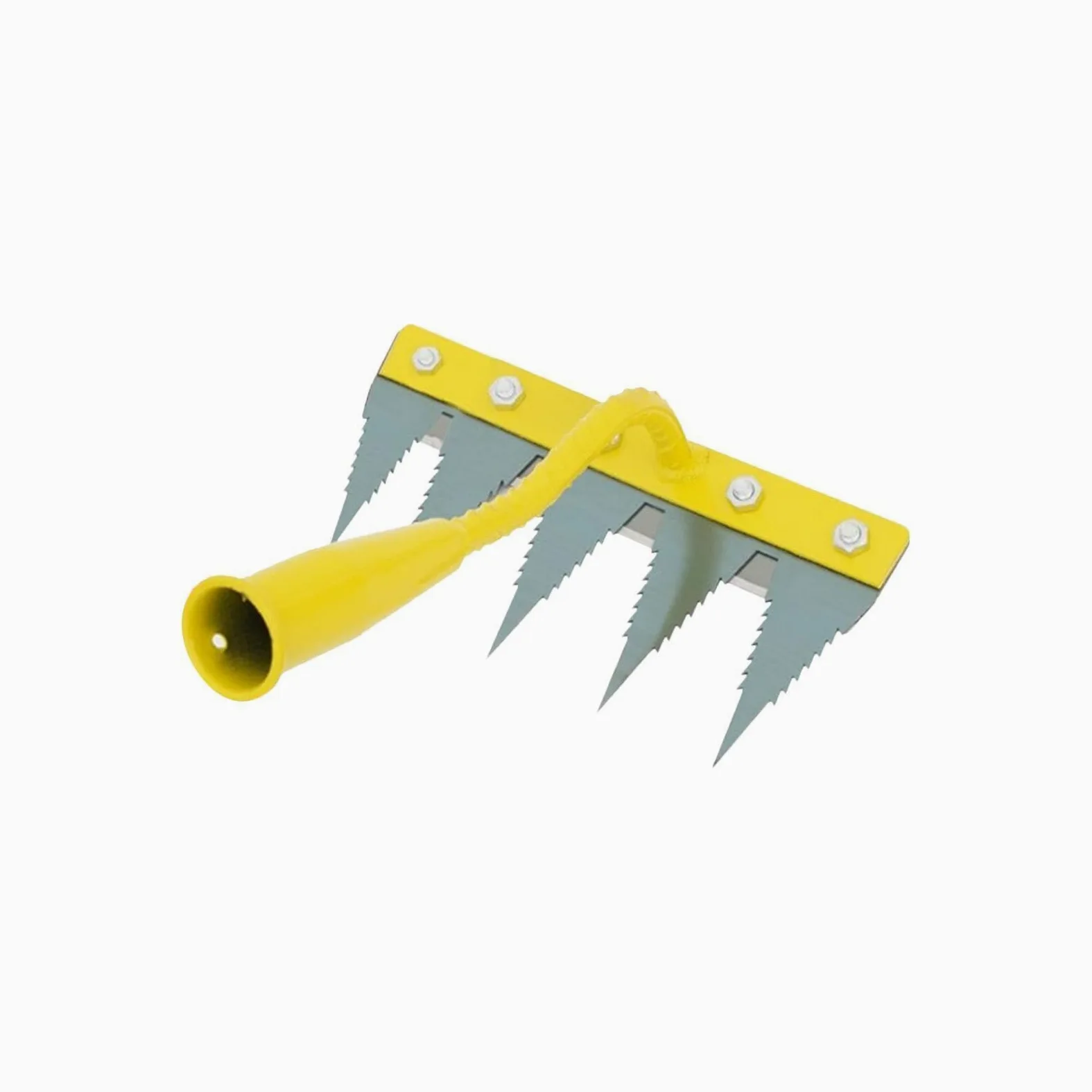 Générique Râteau de Jardin Outil d'ameublissement du Sol Robuste | Outil d'arrachage pour jardin, pelouse, cour, parterre de fleurs, serre, pépinière, verger, ferme, extérieur