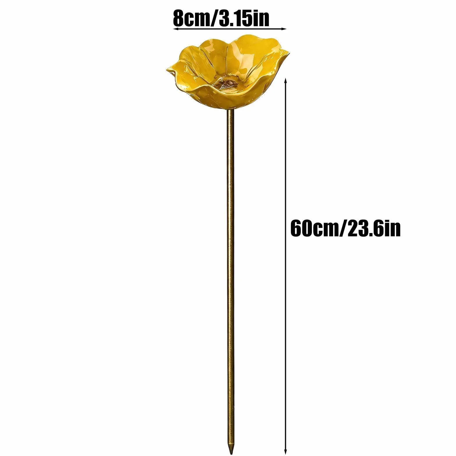 Bain Oiseaux Décoratif Métal Motif Fleurs 2026 - Bol Coloré Abeille Papillon Jardin