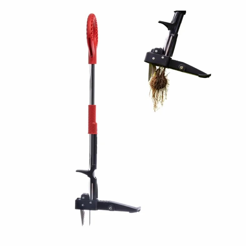 Venteo Desherbeur Manuel à Pédale en Kit | Outillage Jardin Professionnel | Outil Multifonction pour Extraction Racines Pissenlit | Entretien Gazon Sols Extérieurs Alternative aux Outils de Coupe