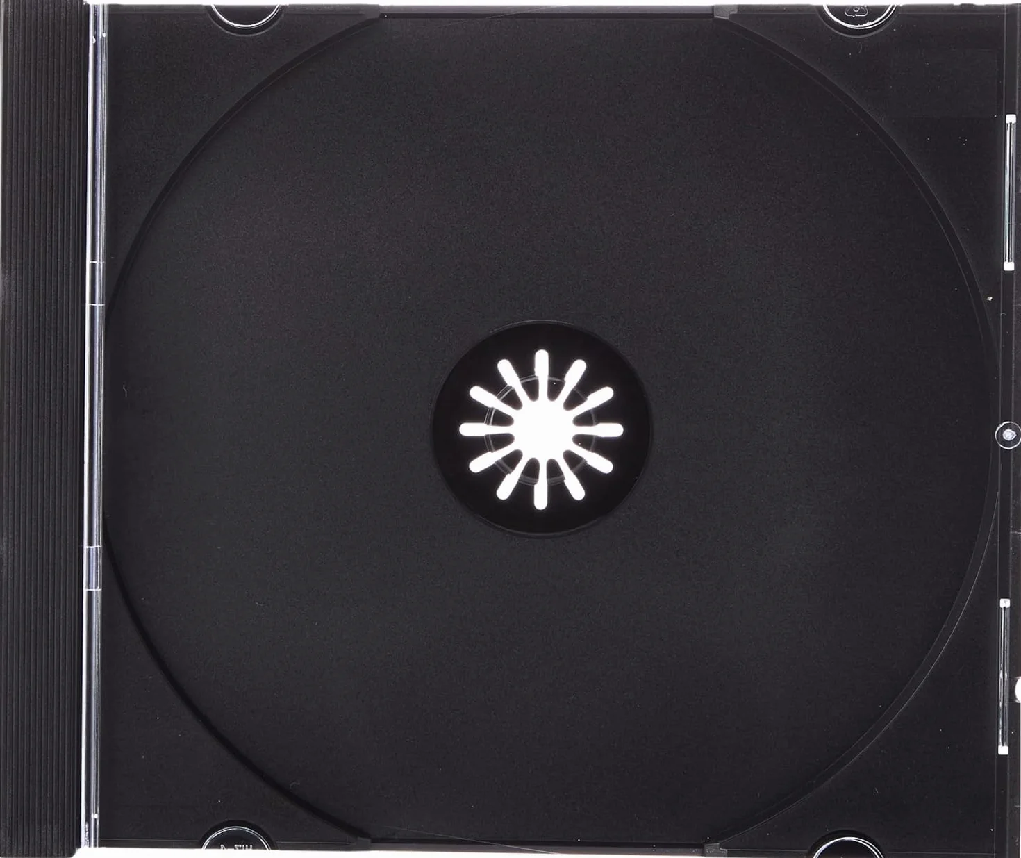 Hama Boîtier standard pour CD et disques Blu-Ray, Noir/Transparent, 10 pièces