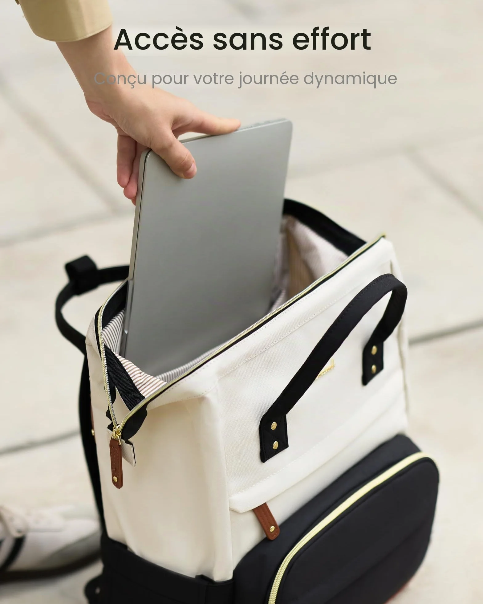LOVEVOOK Sac à dos étanche pour femme avec compartiment ordinateur portable 15,6" et 17,3" pour école voyages université travail