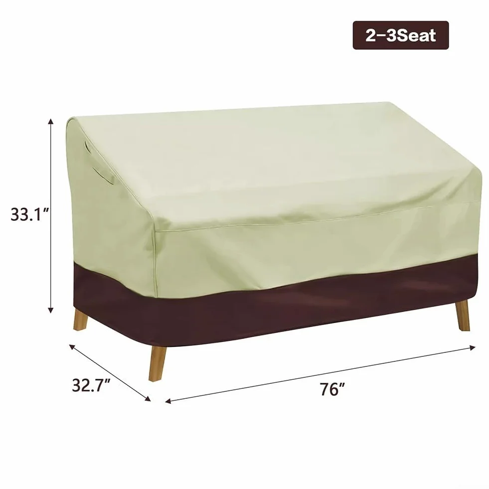 Housse de protection imperméable canapé 2 places 3 places 210D 193 x 83 x 84 cm