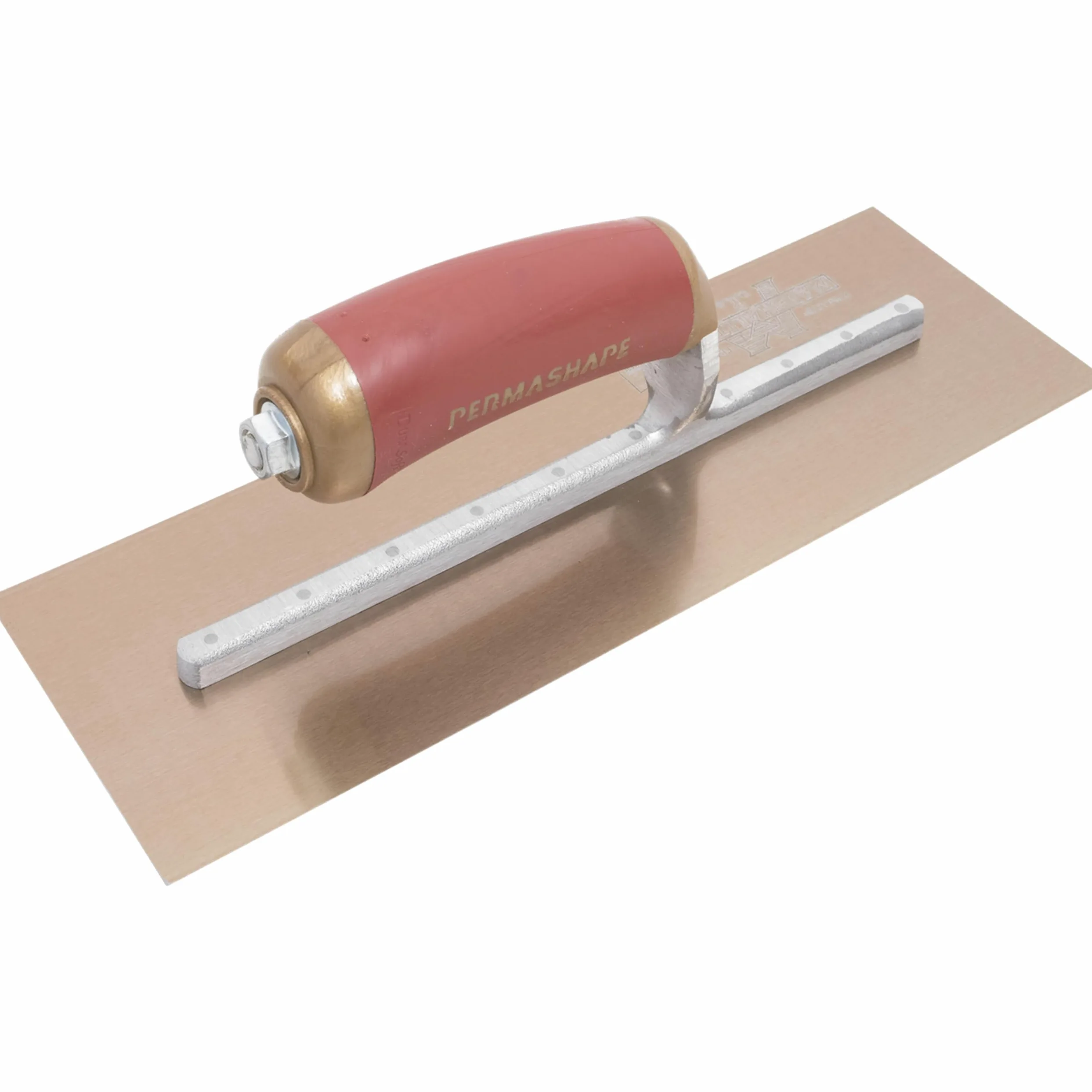 Marshalltown Louche plate PermaShape, manche Durasoft, acier doré, dimensions : 330x127 mm