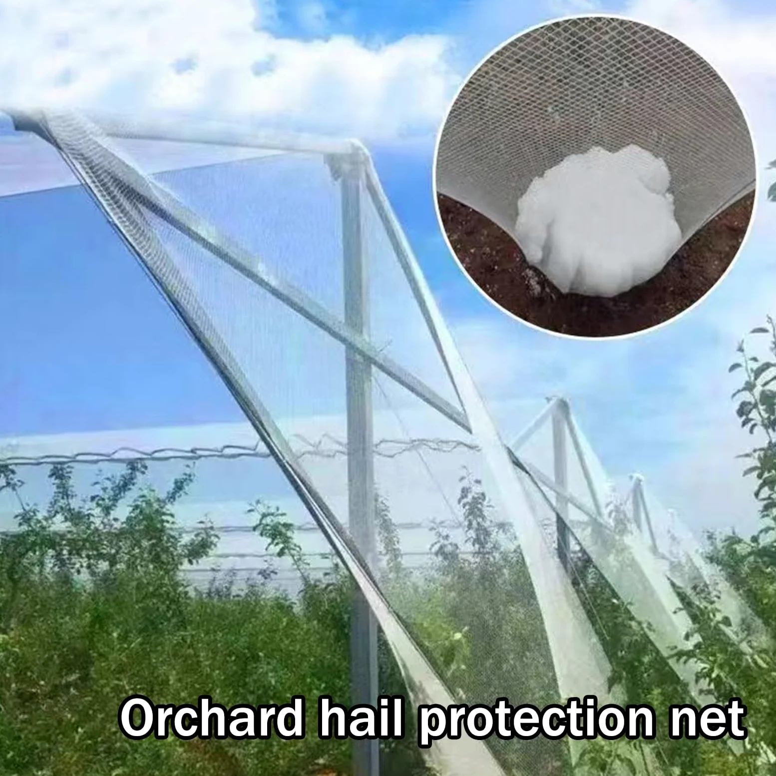 Filets De Protection Jardin,Filets Anti-GrêLe pour Potager,LéGer mais Robuste,Forte RéSistance à La Traction,pour La Protection des LéGumes,des Fruits Et des Fleurs