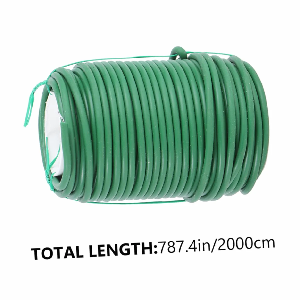 DOITOOL Liens de Fixation Flexibles pour Plantes Grimpantes et Jardinage, 2 Rouleaux 3,5 Mm X 20 M, Attaches Clips Câbles Résistantes en TPR pour Vigne, Arbustes et Treillis Extérieur