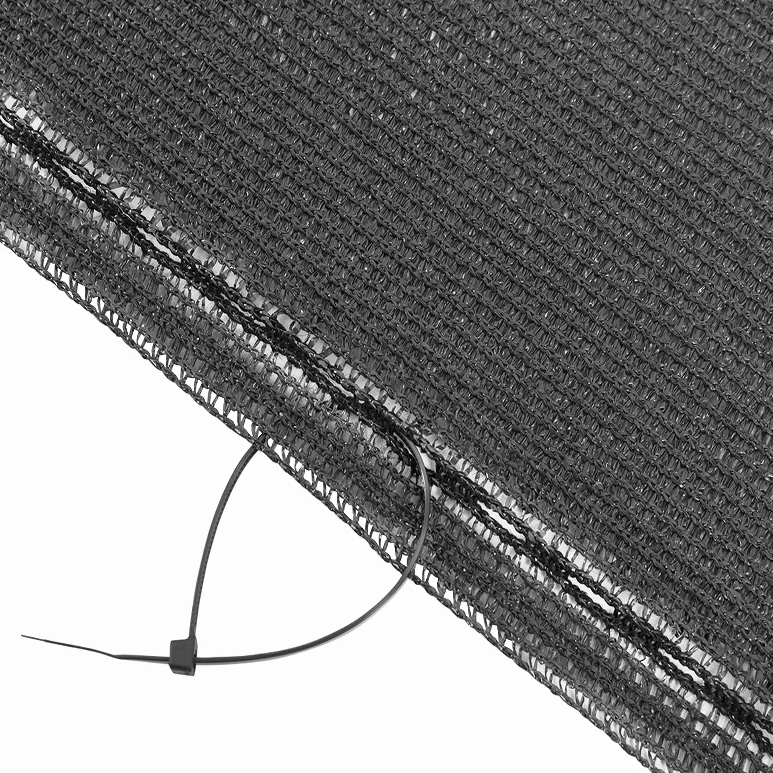 WOLTU Filet d'Ombrage HDPE 180 g/m² 1x10m Anthracite Brise-Vue Extérieur