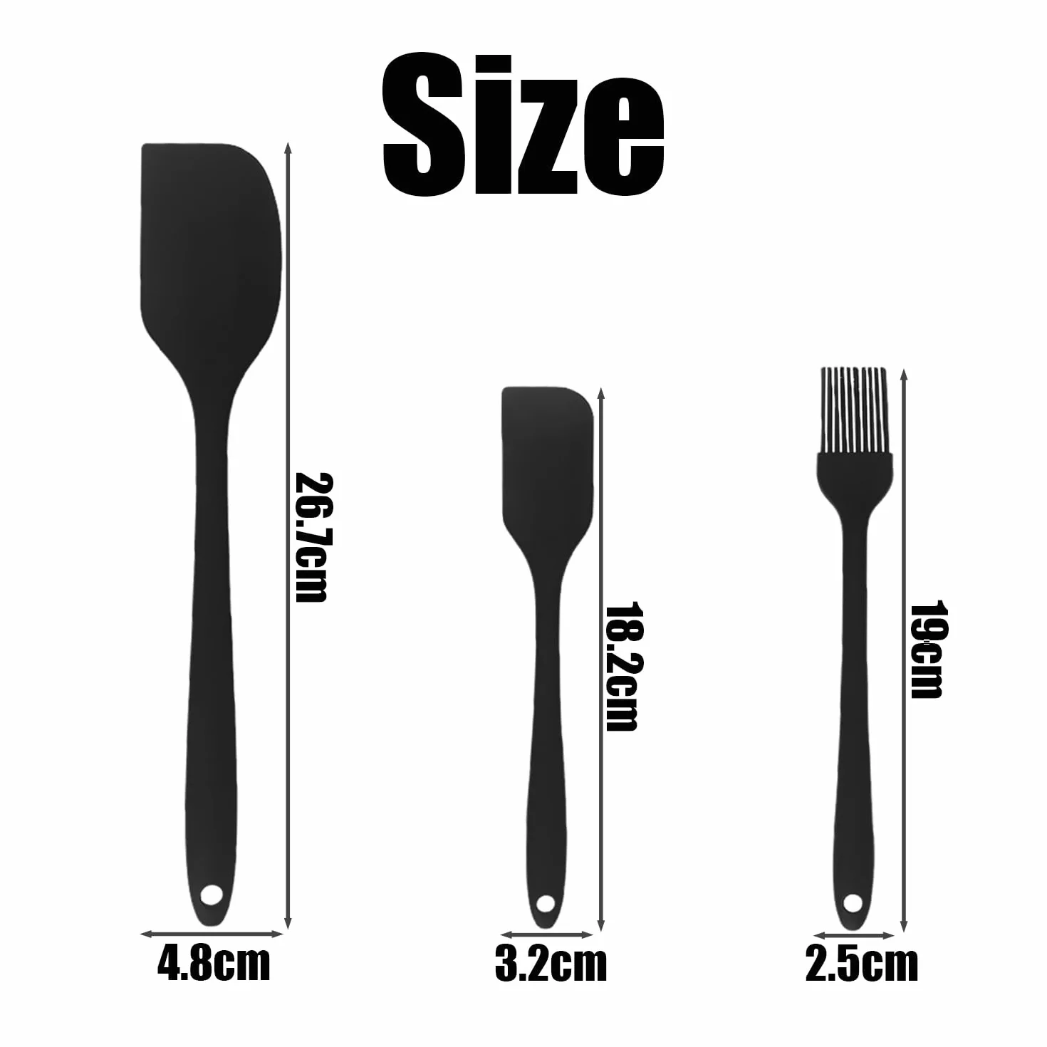 Kit de Cuisson en Silicone Résistant à la Chaleur avec Brosse à Huile et Outils de Cuisson