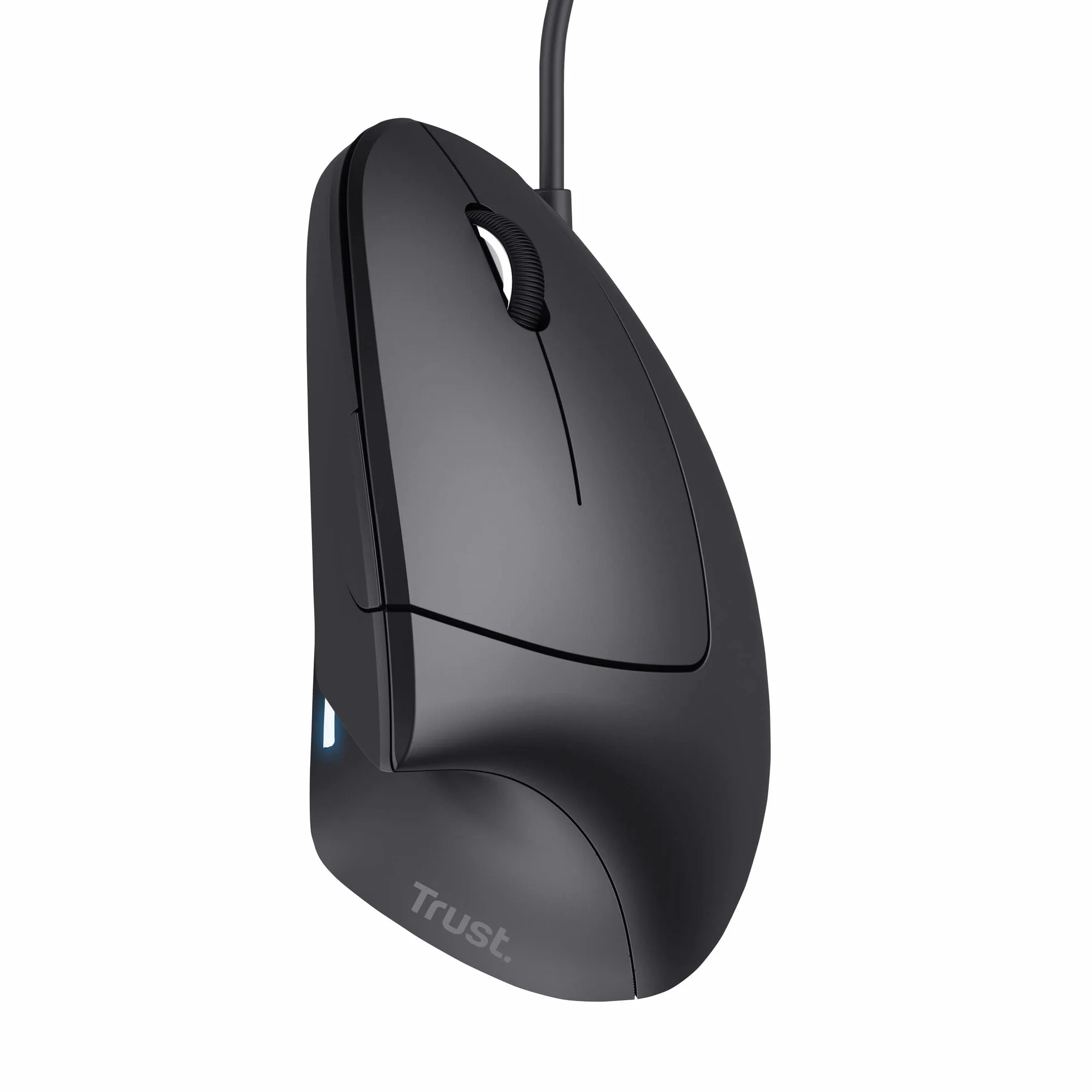 Trust Verto Souris Ergonomique Verticale Filaire 1000-1600 DPI 6 Boutons LED Noir